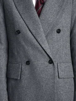 Grijs - Tabitha Simmons X Next Wool Blend Double Breasted Blazer