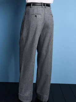 Grijs - Tabitha Simmons X Next Wool Blend Wide Leg Trousers