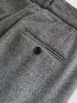 Grijs - Tabitha Simmons X Next Wool Blend Wide Leg Trousers