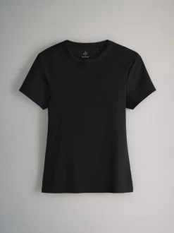 Grijs - The Set 5 Pack Korte Mouw Geribd T-shirt