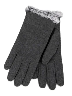Grijs - Totes Thermal SmarTouch Gloves With Tipped Fur Cuff