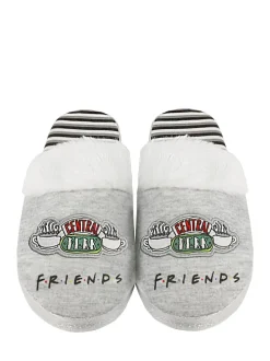 Grijs Friends - Vanilla Underground winterse pantoffelmuiltjes voor dames