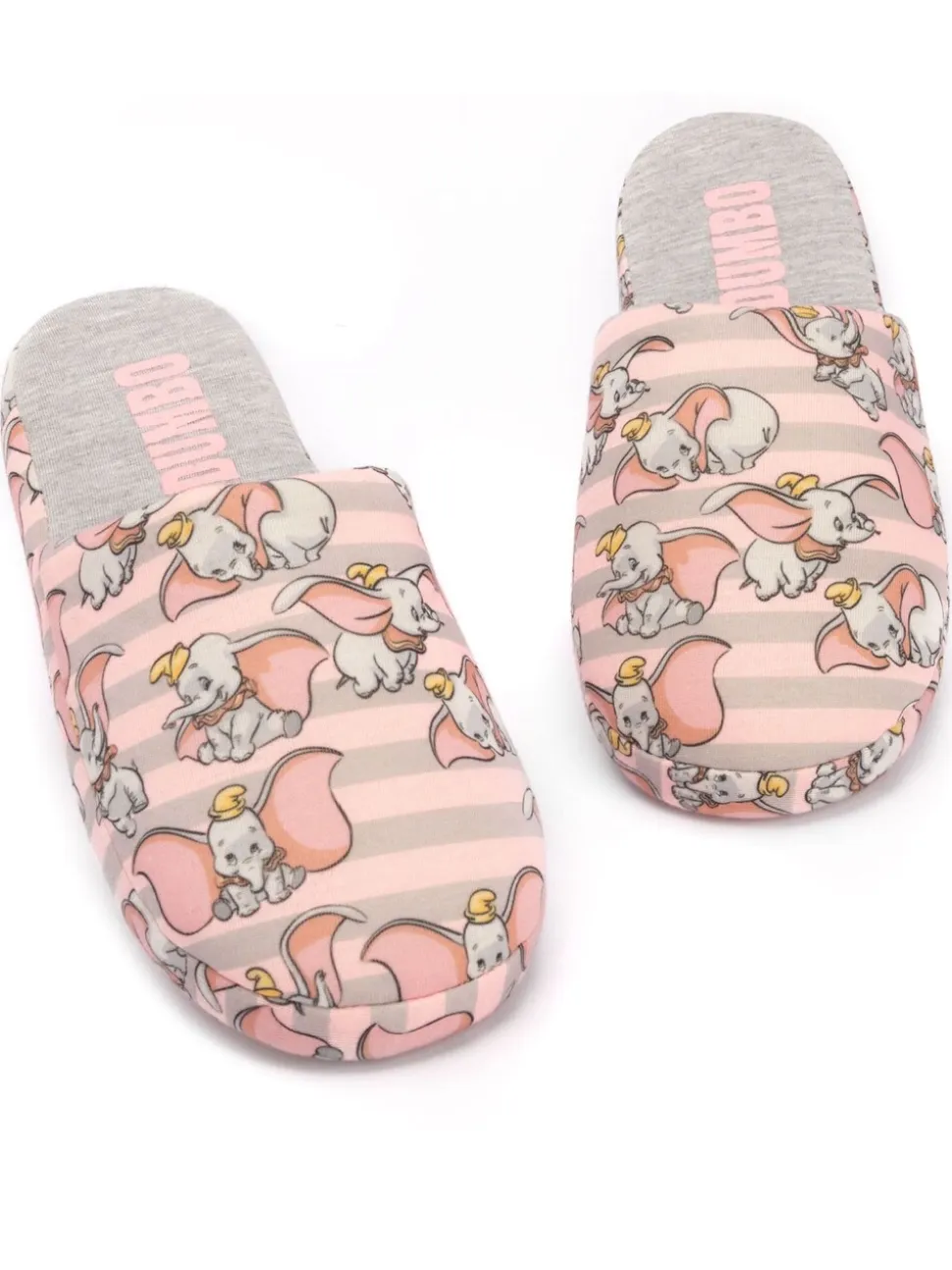 Grijs met Dombo - Vanilla Underground winterse pantoffelmuiltjes voor dames