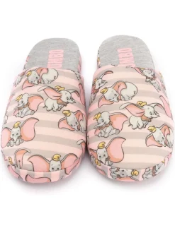 Grijs met Dombo - Vanilla Underground winterse pantoffelmuiltjes voor dames
