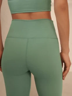 Grijs-groen - Actieve yogalegging met overslag