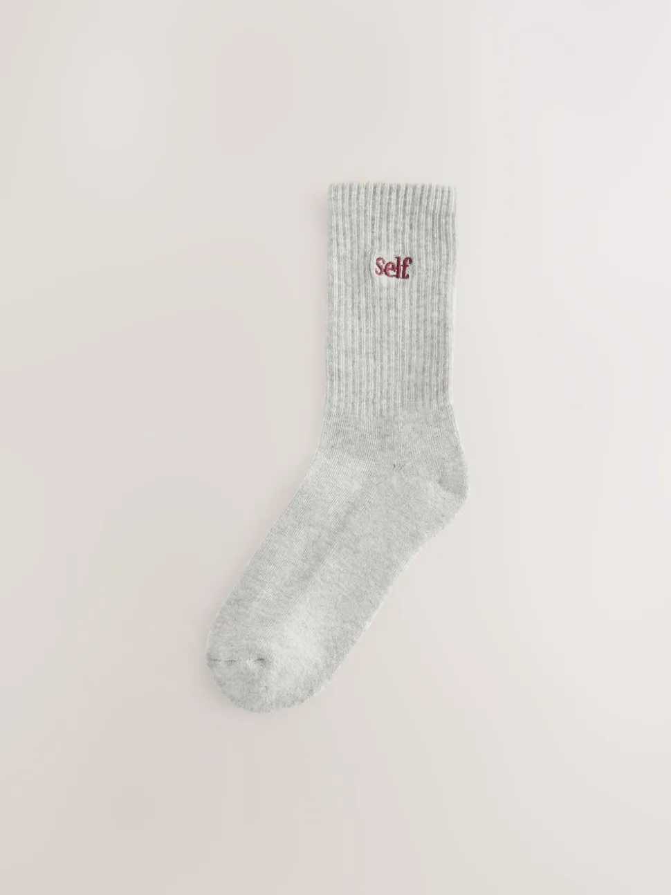 Grijs/marineblauw/paarsrood - zelf. 3 paar lounge enkelsokken met verzachte zool