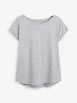 Grijs/wit/zwart/marineblauw/kakigroen - Set van 5 T-shirts met kapmouwtjes
