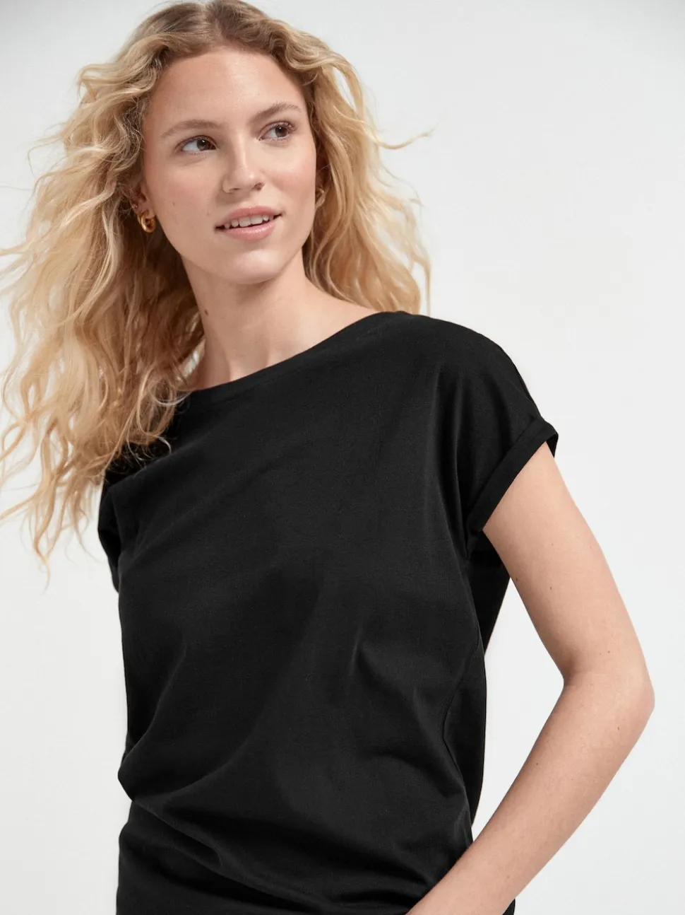 Grijs/wit/zwart/marineblauw/kakigroen - Set van 5 T-shirts met kapmouwtjes