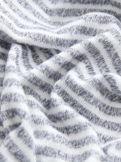Grijze streep - Cosy Lightweight Dressing Gown