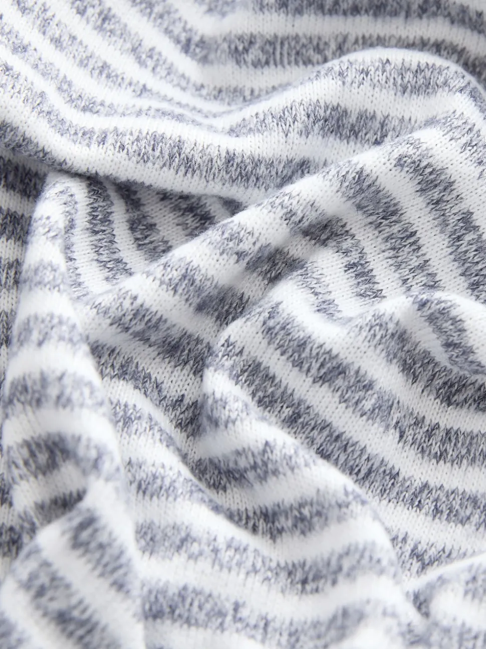 Grijze streep - Cosy Lightweight Dressing Gown
