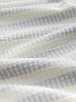 Grijze streep - Textured Short Pyjamas