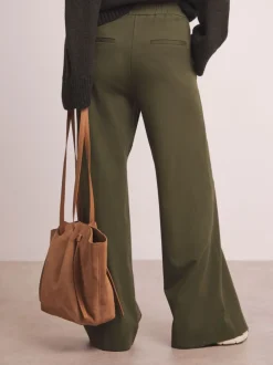 Groen - Anthology By JD Williams - Premium Ponte broek met wijde pijpen