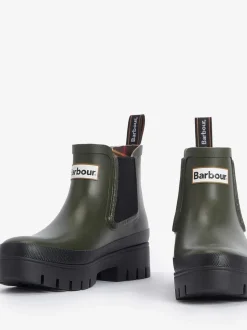 Groen - Barbour® Halton Chelsea Wellington laarzen