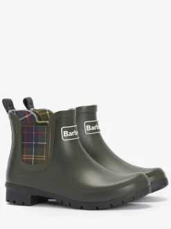 Groen - Barbour® Tartan Check Kingham Chelsea Wellington Boots