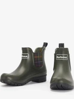 Groen - Barbour® Tartan Check Kingham Chelsea Wellington Boots
