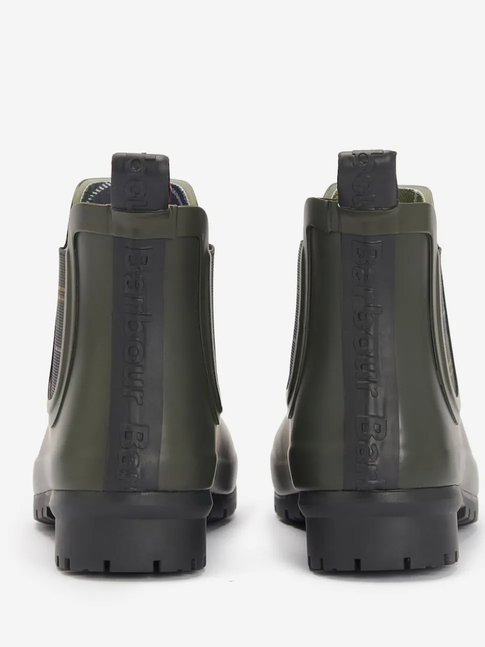 Groen - Barbour® Tartan Check Kingham Chelsea Wellington Boots