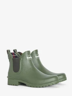 Groen - Barbour® Wilton Chelsea Wellington laarzen