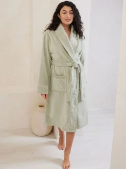 Groen - Chelsea Peers 100% Cotton Towelling Dressing Gown