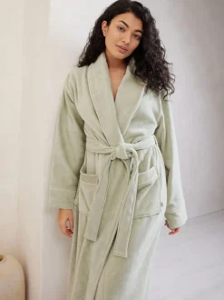 Groen - Chelsea Peers 100% Cotton Towelling Dressing Gown