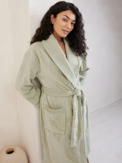 Groen - Chelsea Peers 100% Cotton Towelling Dressing Gown
