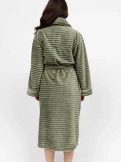 Groen - Cyberjammies Striped Sealskin Fleecy Dressing Gown