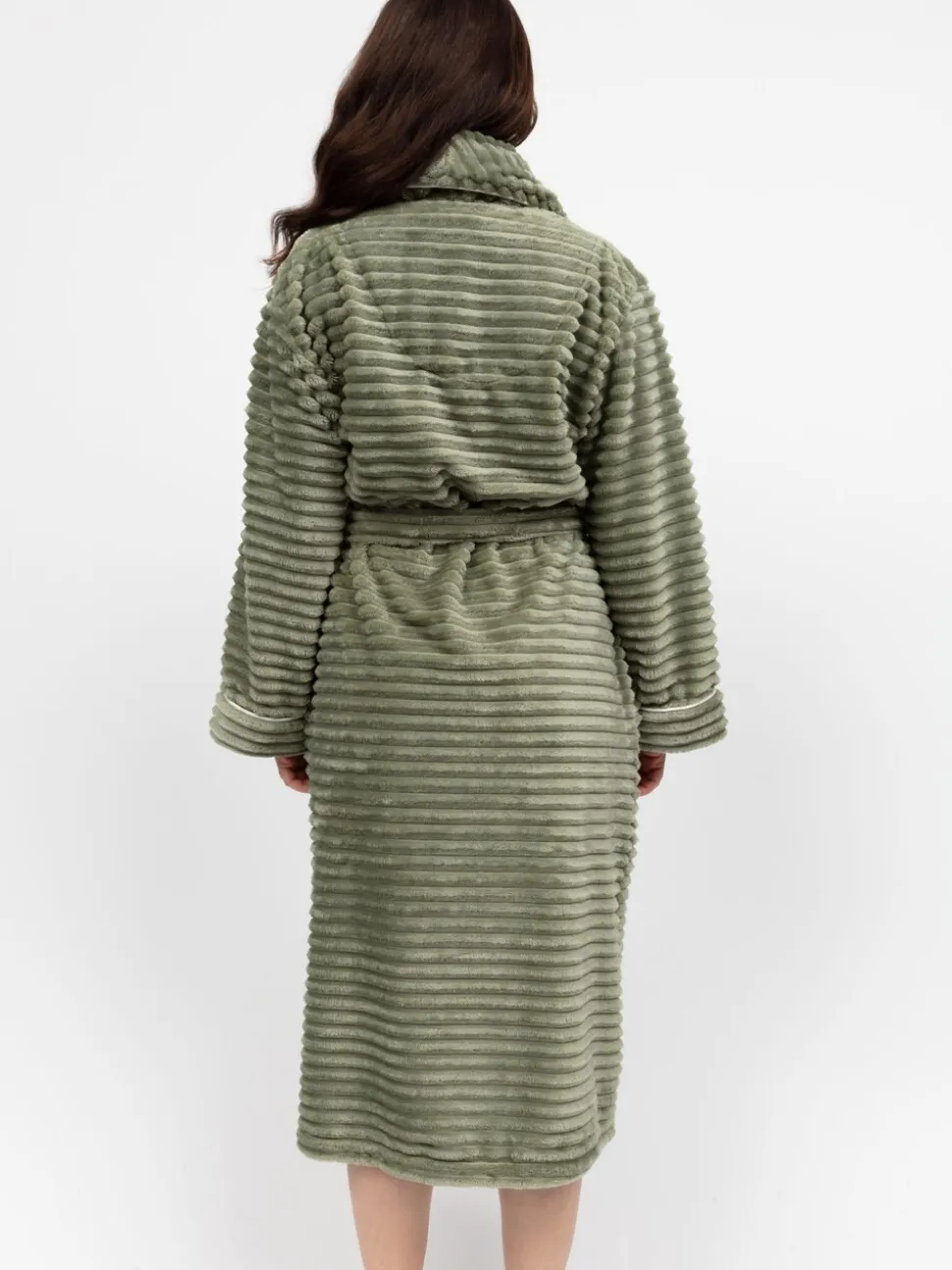 Groen - Cyberjammies Striped Sealskin Fleecy Dressing Gown