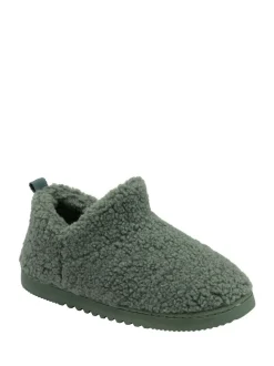 Groen - Dunlop Faux Fur Full Slippers