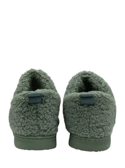 Groen - Dunlop Faux Fur Full Slippers