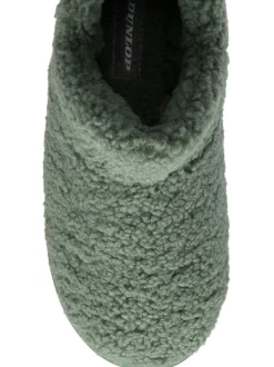 Groen - Dunlop Faux Fur Full Slippers