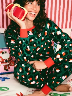 Groen - Eleanor Bowmer 100% Cotton Pyjamas