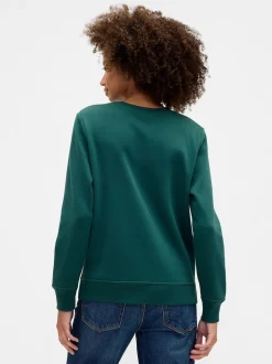 Groen - Gap - Relaxed sweatshirt met logo