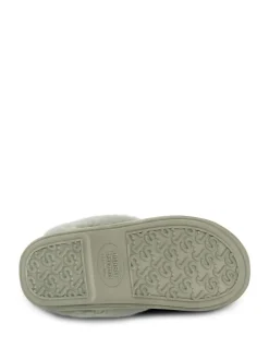 Groen - Just Sheepskin Duchess pantoffels van schapenvacht voor dames