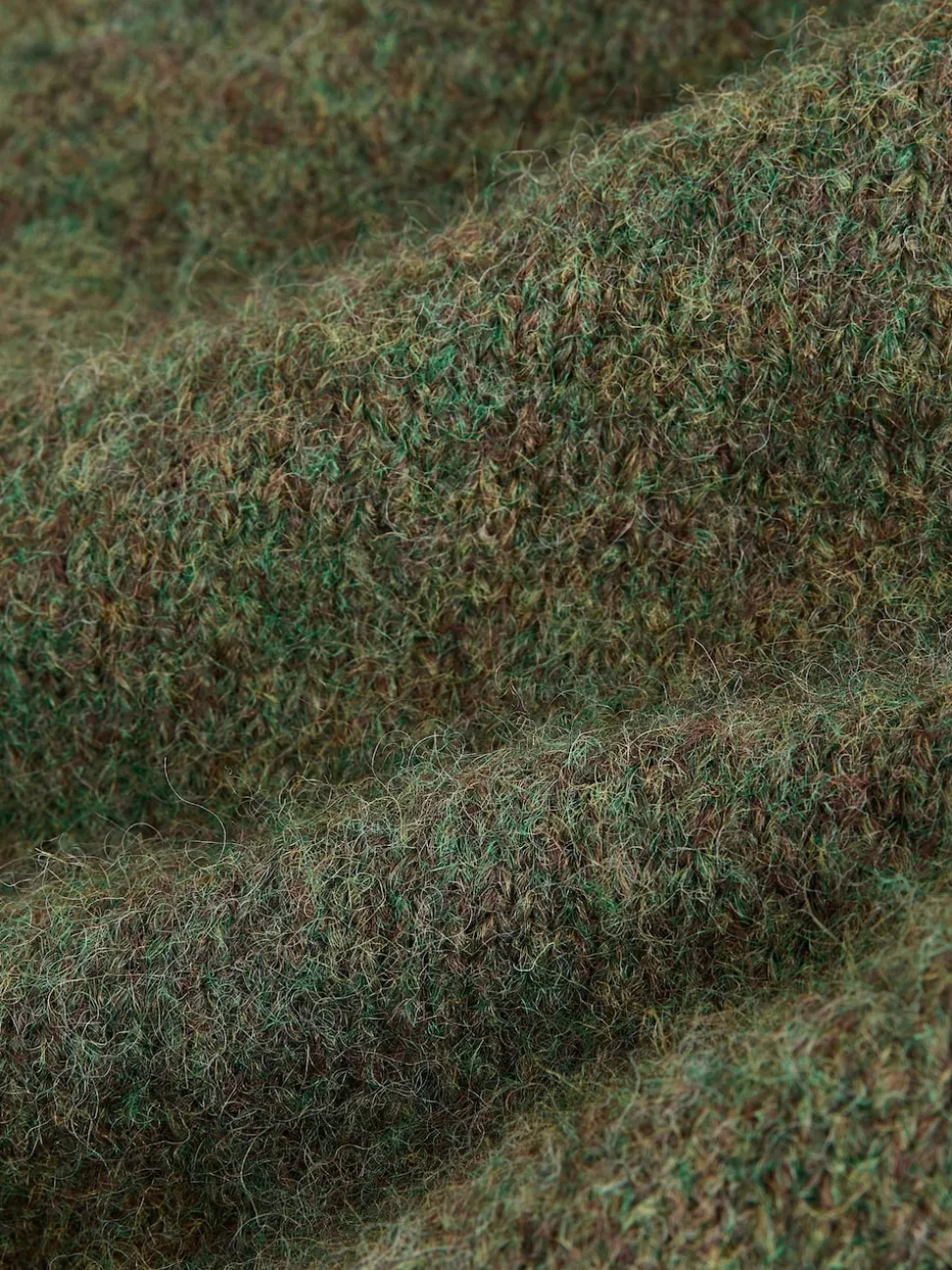 Groen - Layered Shirt Poncho