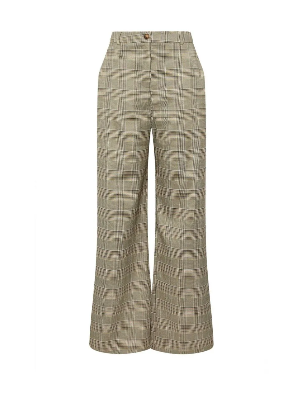 Groen - Long Tall Sally broek met wijde pijpen