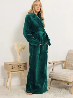 Groen - Long Tall Sally Super Luxe Shawl Maxi Robe