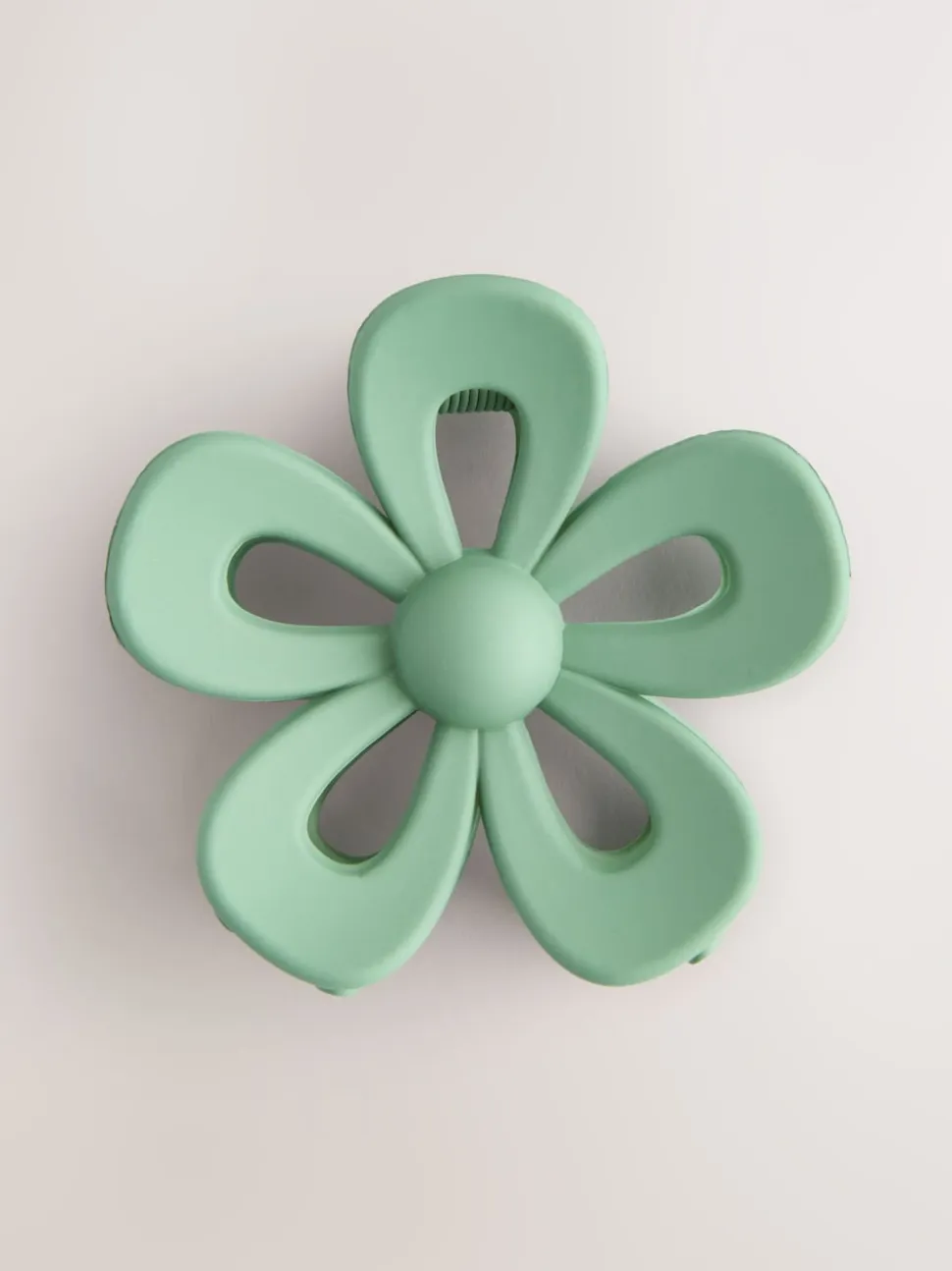 Groen - Matte Flower Hair Claw