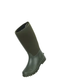 Groen - Mountain Warehouse hoge waterbestendige Mucker laarzen met neopreen voor dames