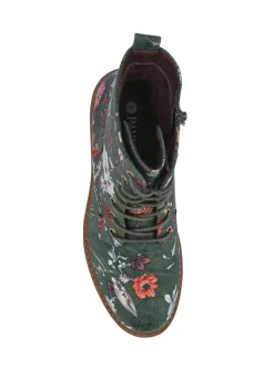 Groen - Pavers Wide Fit Lace-Up Ankle Boots