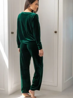 Groen - Pour Moi velours lange pyjama
