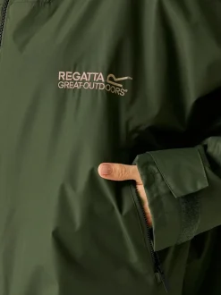 Groen - Regatta - Waterdichte omkleedjas voor volwassenen