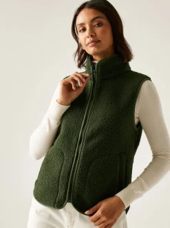 Groen - Regatta Frankie Borg Bodywarmer Fleece