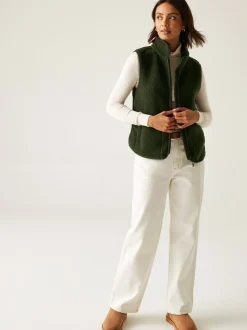 Groen - Regatta Frankie Borg Bodywarmer Fleece
