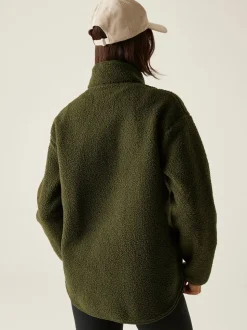 Groen - Regatta Frankie Borg fleece met halve rits
