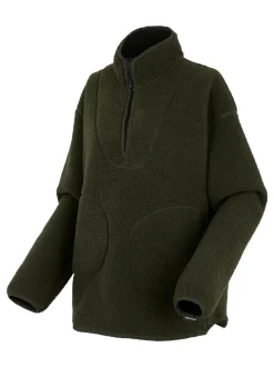 Groen - Regatta Frankie Borg fleece met halve rits