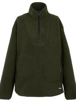 Groen - Regatta Frankie Borg fleece met halve rits