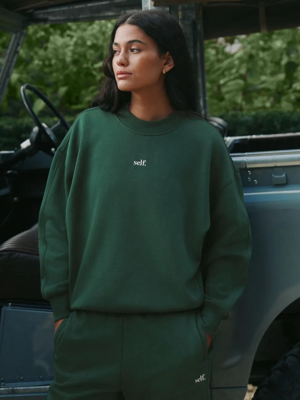 Groen - Self. sweatshirt