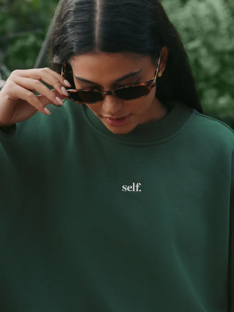 Groen - Self. sweatshirt