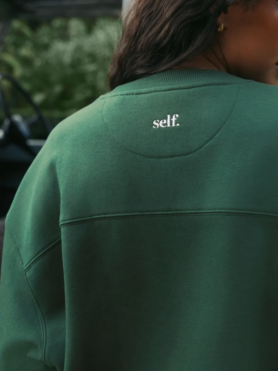 Groen - Self. sweatshirt