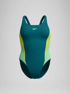 Groen - Speedo kleurblokken 2,0 Swimsuit