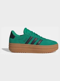 Groen/zwart - Adidas Vl Court Bold sneakers